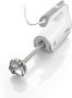 BOSCH Handmixer Styline MFQ4080 5 standen plus turbofunctie 2 roergardes 2 edelstalen deeghaken universele versnipperaar pureerstaaf wit zilver - Thumbnail 5