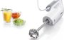 BOSCH Handmixer Styline MFQ4080 5 standen plus turbofunctie 2 roergardes 2 edelstalen deeghaken universele versnipperaar pureerstaaf wit zilver - Thumbnail 7