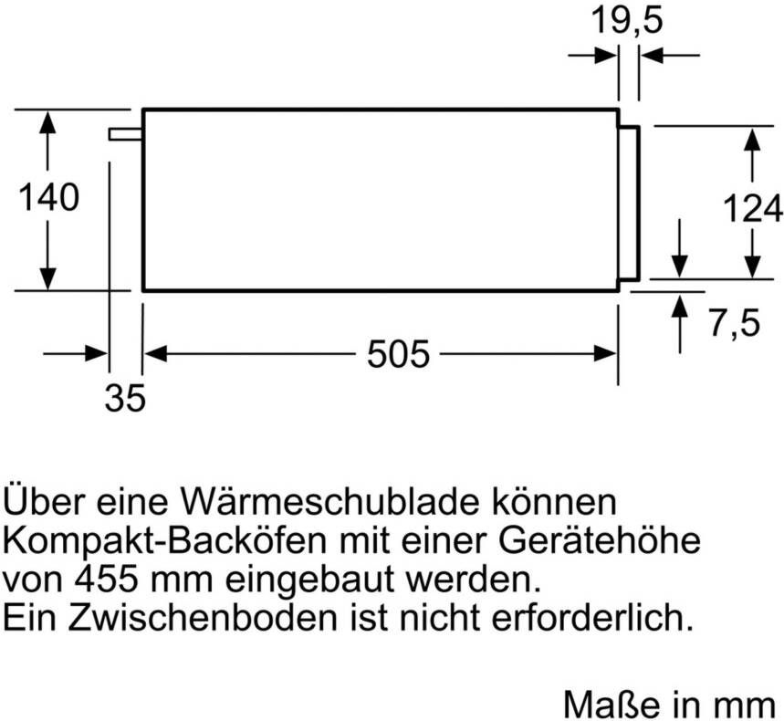 BOSCH Inbouw-bordenwarmlade BIC510NB0