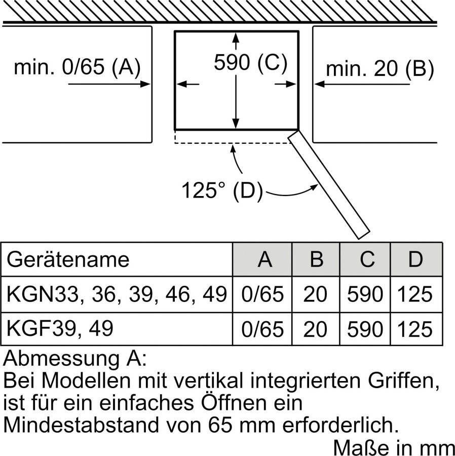 BOSCH Koel-vriescombinatie KGN36NLEA