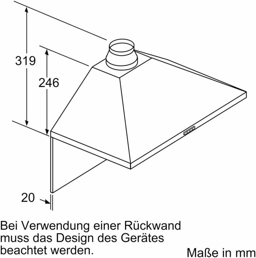 BOSCH Wandkap DWP66BC50