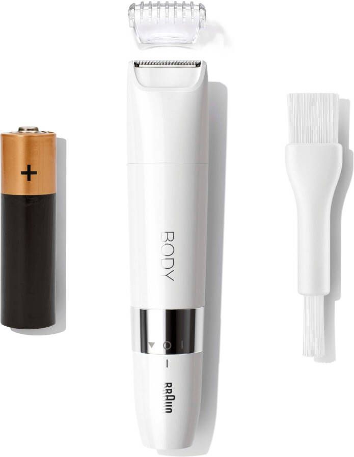 Braun Ladyshave Mini Body-& Bikini-Trimmer BS1000 Miniformaat voor onderweg