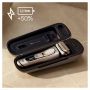 Braun PowerCase Travel Shaver oplaadetui zilver compatibel met Series 9 en Series 8 elektrische scheerapparaten - Thumbnail 4