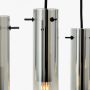 Brilliant Glasini Hanglamp 8-lichts Zwart Gerookt Glas - Thumbnail 4