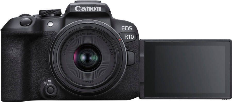 Canon Systeemcamera EOS R10 inclusief rf-s 18-45 mm objectief