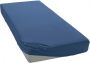 Cinderella basic percaline katoen hoeslaken 100% percaline katoen 1-persoons (90x200 cm) Dark Blue - Thumbnail 4