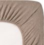 Cinderella Single-split topper hoeslaken – Badstof – tot 15 cm – 180x200 210 – Taupe - Thumbnail 2