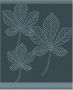 DDDDD Leaves Theedoeken en Keukendoeken Set van 4 Katoen Botanische print 60x 65 cm 50x55 cm Blauw - Thumbnail 2