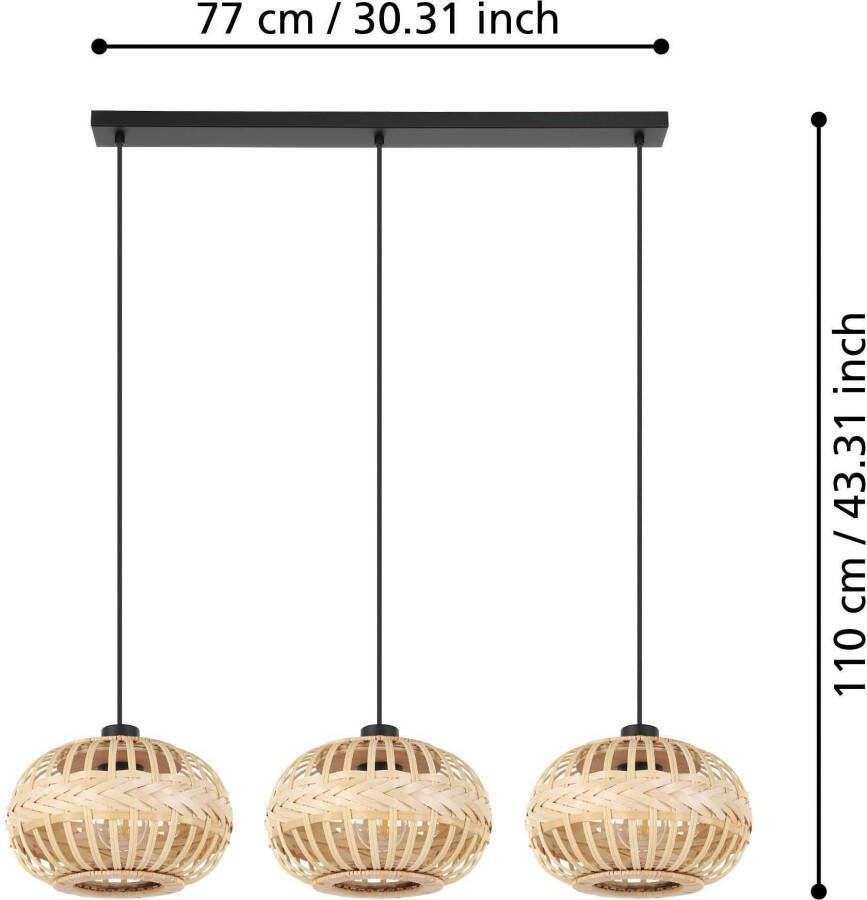 EGLO Hanglamp AMSFIELD 1 (1 stuk)