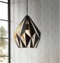 Allibert Keter EGLO hanglamp Carlton 1 zwart goud Leen Bakker - Thumbnail 2