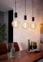 EGLO Hanglamp POZUETA Vintage hanglamp staal in zwart eettafellamp E27 L 84 cm (1 stuk) - Thumbnail 2
