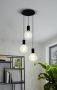 EGLO Hanglamp POZUETA Vintage hanglamp van staal in zwart eettafellamp E27 Ø 34 cm (1 stuk) - Thumbnail 3