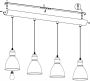 EGLO  Priddy Hanglamp - E27 - 97 5 cm - Zwart Wit - Thumbnail 6