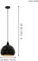 EGLO  Roccaforte Hanglamp - E27 - Ø 40 cm - Zwart Goud - Thumbnail 3