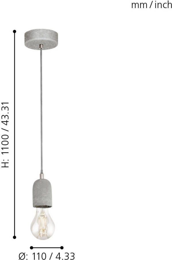 EGLO Hanglamp SILVARES Hanglicht hanglamp