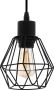 EGLO Hanglamp TOWNSHEND 5 zwart l70 x h110 x b20 cm hanglamp van hout en metaal retro - Thumbnail 3
