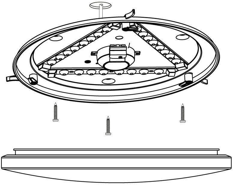 EGLO Led-plafondlamp FRANIA-S