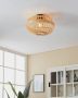 EGLO Plafondlamp AMSFIELD Plafondlamp vintage natuur boho hygge gevlochten E27 Ø 45 cm (1 stuk) - Thumbnail 2