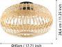EGLO  Amsfield Plafondlamp - E27 - Ø 45 cm - Bruin Zwart - Thumbnail 6