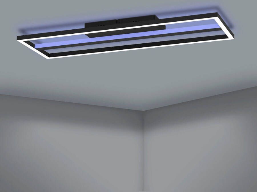 EGLO Plafondlamp CALAGRANO-Z Plafondlamp in zwart van alu staal per Connect Z + afstandsbediening (1 stuk)