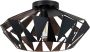 EGLO  Carlton 6 Plafondlamp - E27 - Ø 47 cm - Zwart Koper - Thumbnail 3