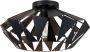 EGLO Â CarltonÂ 6Â PlafondlampÂ -Â E27Â -Â Ã˜Â 47Â cmÂ -Â Zwart Koper Leen Bakker - Thumbnail 2
