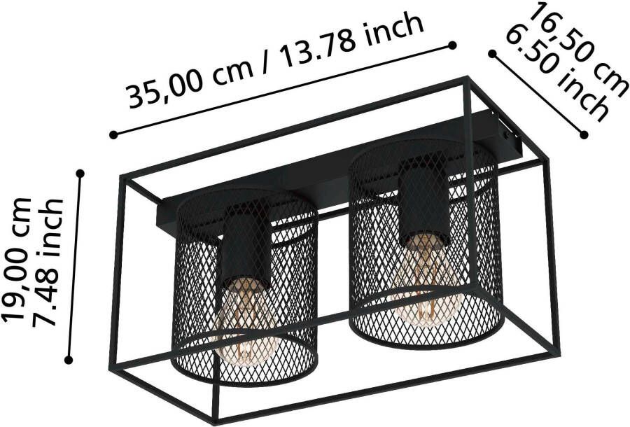 EGLO Plafondlamp CATTERICK (1 stuk)