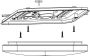 EGLO Plafondlamp FRANIA wit l28 x h7 x b28 cm inclusief 1x led-plank (elk 10w) warmwit - Thumbnail 4