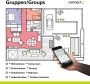 EGLO Connect .z Parrapos-Z Smart Plafondlamp 34 cm Zwart Wit Instelbaar wit licht Dimbaar Zigbee - Thumbnail 4