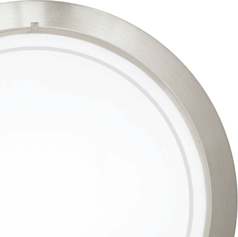 EGLO Plafondlamp PLANET 1 plafondlamp nikkel-mat staal glas keukenlamp E27 (1 stuk)