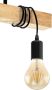 EGLO plafondlamp Townshend 3-lichts eikenhout zwart Leen Bakker - Thumbnail 7