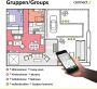 EGLO Staande lamp ANCHORENA-Z Steheuchte Holz ZigBee 3.0 Disco-Modus Lampe ZigBee app en spraakbediening Alexa RGB FSC100HB dimbaar hout (1 stuk) - Thumbnail 3
