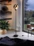 EGLO Staande lamp CARLTON 1 Vintage vloerlamp metaal in zwart en koper retro E27 fitting (1 stuk) - Thumbnail 2