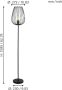 Eglo Newtown Vloerlamp E27 1 Lichts Hoogte 1595mm. Zwart - Thumbnail 2