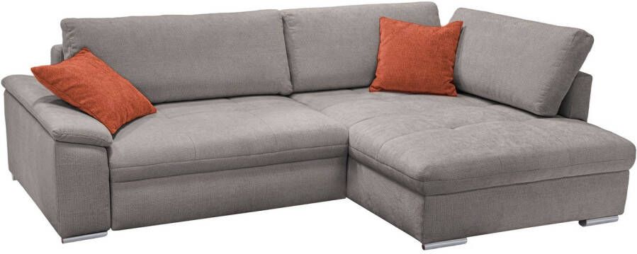 Exxpo sofa fashion Hoekbank Casa Grande incl. bedfunctie bedlade en rugkussen comfortabel