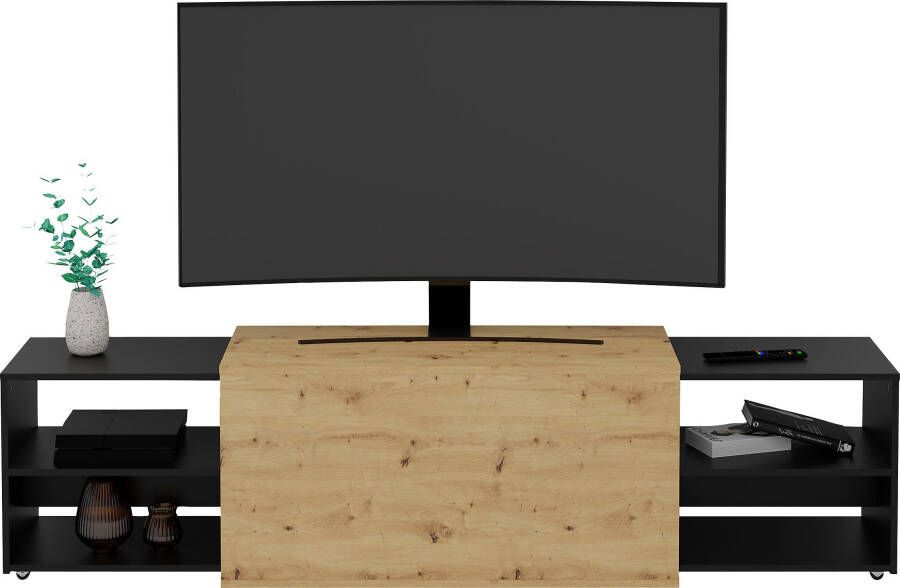 FMD Tv-meubel Slide uittrekbaar tot 194 5 cm