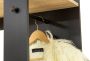 Gamm GAMI halkast met 2 deuren Made in France Sonoma eiken en zwart decor L 81 x H 190 x D 37 cm STORE - Thumbnail 6