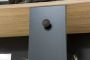 Gamm GAMI halkast met 2 deuren Made in France Sonoma eiken en zwart decor L 81 x H 190 x D 37 cm STORE - Thumbnail 7