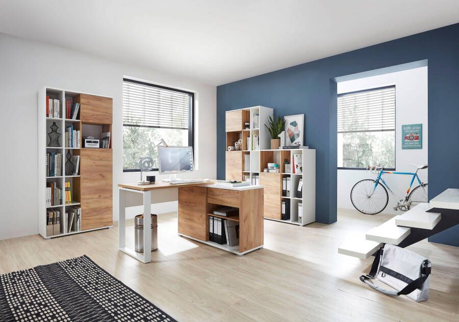 GERMANIA Hoekbureau GW-Lioni met geïntegreerd dressoir
