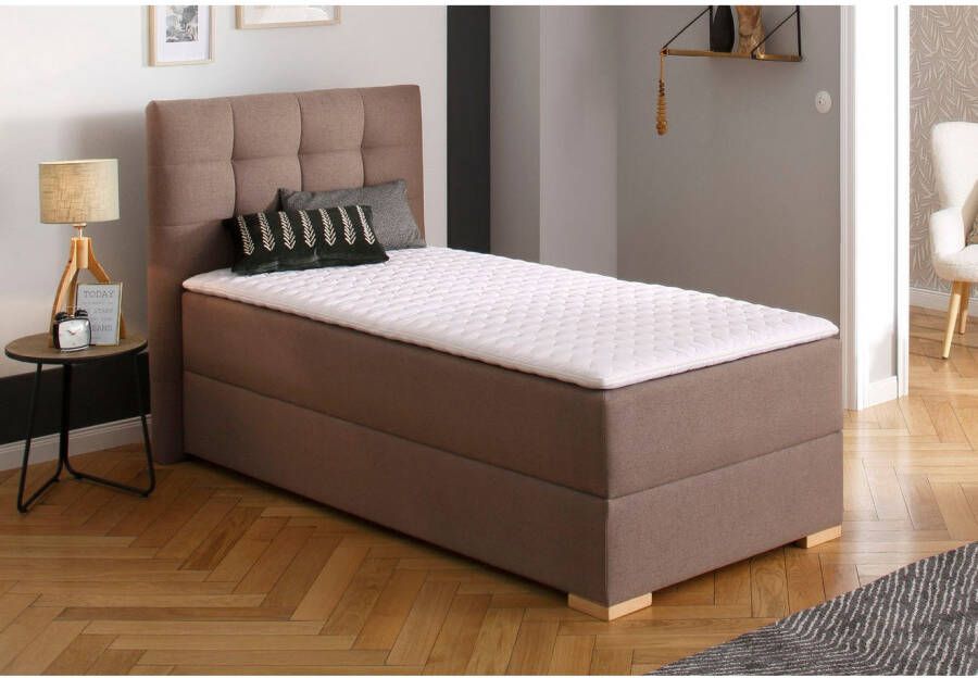 Home affaire Boxspring Olivet in 4 kleuren 4 breedten 2 matrassoorten ook in extra lang 220 cm