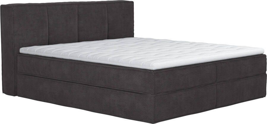 Home affaire Boxspring Sacy Boxbed incl. topmatras 2 matrassen hardheden H2 H3 en H4 naar keuze