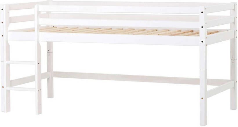 Hoppekids Hoogslaper Eco Dream inclusief gordijn-set creator bedgrootte & matras kiesbaar