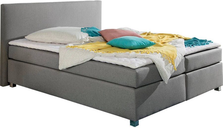 INOSIGN Boxspring Eliana incl. topmatras in 4 breedten 3 matrassoorten en 2 hardheden