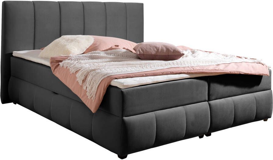 INOSIGN Boxspring Hartley Inclusief bedlade & topper kiesbaar in H2 H3 of H4