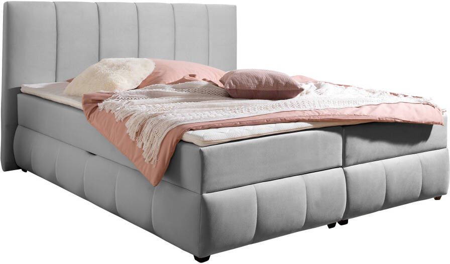 INOSIGN Boxspring Hartley Inclusief bedlade & topper kiesbaar in H2 H3 of H4