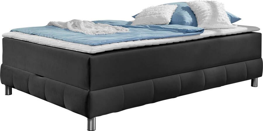 INOSIGN Boxspring Vaasa geschikt voor schuine plafonds inclusief bedlade en matrastopper