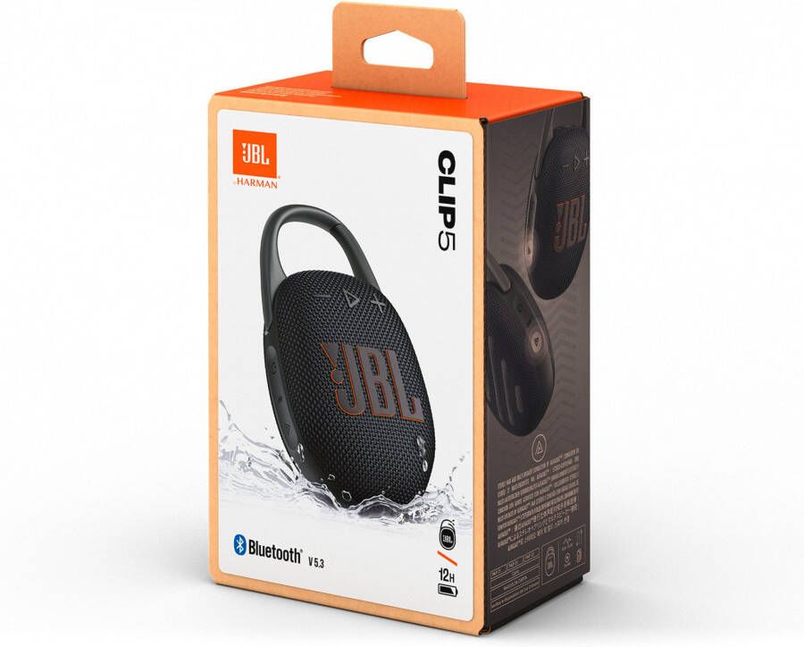 JBL Bluetooth luidspreker Clip 5 ultra-compact water- en stofbestendig (ip67) 7 watt rms