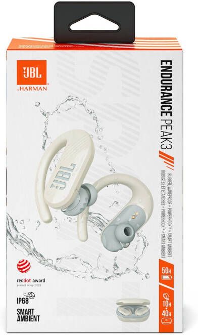 JBL Wireless in-ear-hoofdtelefoon Endurance PEAK 3 TW Sport Earbuds