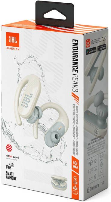 JBL Wireless in-ear-hoofdtelefoon Endurance PEAK 3 TW Sport Earbuds