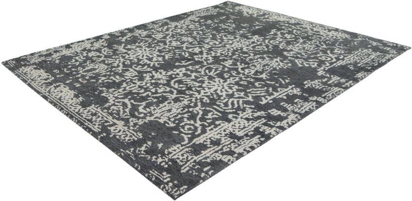 Kayoom Vloerkleed River 130 Jacquard retro- en vintage-ontwerp katoen achterkant